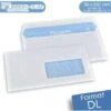 Lot De 100 Enveloppes Blanches DL Avec FENRE - Gamme Courrier+