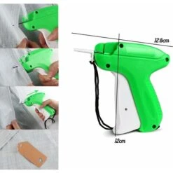 Etiqueteuse Pistolet D'Etiquettes Prix Etiquettes De Marque De V��tement Avec 1200 Fils Paddle (blanc,5cm) + 5 Aiguilles De Rechange Pour V��tements Chaussettes Chapeaux Commerce -Mottetch Boutique 90828249 3