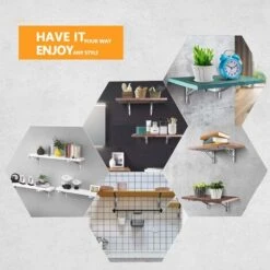 Support D' Étagères Pliable,12 / 300mm Acier Inoxydable Equerre Rabattable Murale, Lot De 2 Lourds Support Console Pliable Rétractable Pour Garage établi, Charge Maximale: 60 Kg/132lb 8 Support D' Étagères Pliable,12 / 300mm Acier Inoxydable Equerre Rabattable Murale, Lot De 2 Lourds Support Console Pliable Rétractable Pour Garage établi, Charge Maximale: 60 Kg/132lb -Mottetch Boutique 92473698 4