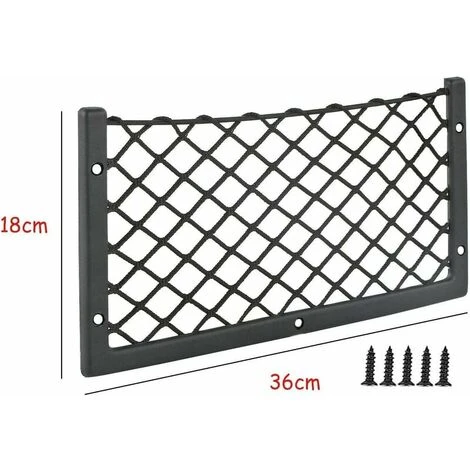 Kartokner - Lot De 3 Filets De Rangement Pour Voiture - 36 X 18 Cm - Haute élasticité, Filet De Rangement Pour Bagages, Magazines - T4 T5 T6 - Pour Van, Caravane, Camping-car, Camion 2 Kartokner - Lot De 3 Filets De Rangement Pour Voiture - 36 X 18 Cm - Haute élasticité, Filet De Rangement Pour Bagages, Magazines - T4 T5 T6 - Pour Van, Caravane, Camping-car, Camion – Image 2
