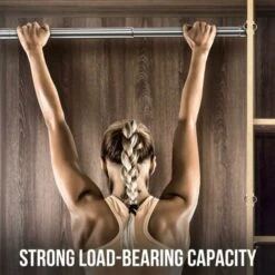 Rail De Penderie Extensible En Acier Inoxydable De 31 à 51 Cm, Tringle à Vêtements Réglable Avec Douilles Argent 7 Rail De Penderie Extensible En Acier Inoxydable De 31 à 51 Cm, Tringle à Vêtements Réglable Avec Douilles Argent -Mottetch Boutique 96499983 3