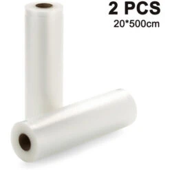 Sacs Sous Vide Alimentaire, 20,∗,500,Cm(2,Rouleaux),,,,,,,,,,,,,,,,,,,,,,,,,,,,,,, ,,,,,,,,,,Pour, Sous, Vide, Cuisson,,,,,,,,,,,Réutilisable