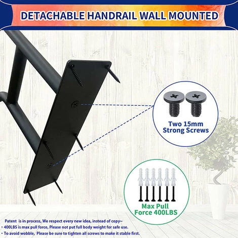 Main Courante Pour Escalier,Rampes Pour Marches D'extérieur,Rampes D'escalier 1 à 3 Marches,main Courante Pour Intérieur Ou Extérieur,en Forme De U,en Acier Inoxydable,pour Garage,Porche 2 Main Courante Pour Escalier,Rampes Pour Marches D'extérieur,Rampes D'escalier 1 à 3 Marches,main Courante Pour Intérieur Ou Extérieur,en Forme De U,en Acier Inoxydable,pour Garage,Porche – Image 2
