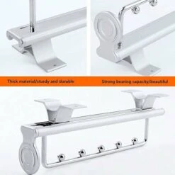 Heavy Duty Porte-vêtements Extractible Porte Pantalon Cintre Coulissant,penderie Telescopique,Rail De Suspension Pour Armoire à Vêtements,T-Audace -Mottetch Boutique 99373993 4