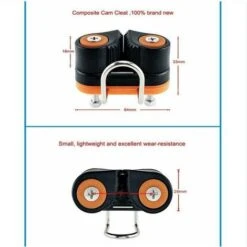 GP Voilier Came Taquet Entrée Rapide Taquet Coinceur Kayak Ancre Taquet Coinceur, 3 à 12 Mm -Mottetch Boutique 99639953 3